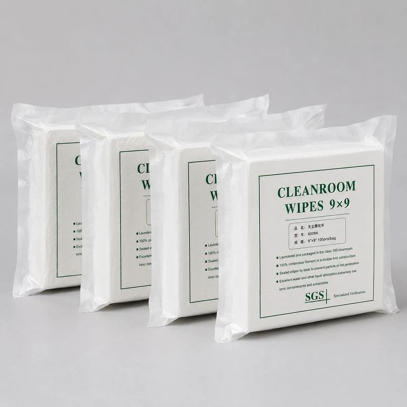 Cleanroom Wipes 9x9 in a row